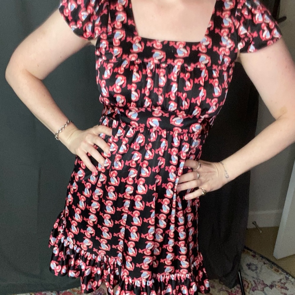 Betsey Johnson Vintage Nautical Sailor Girl Dress